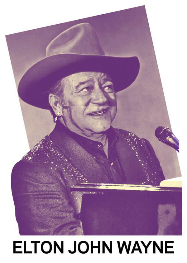 10 Celebrity Mash-ups - Elton John Wayne
