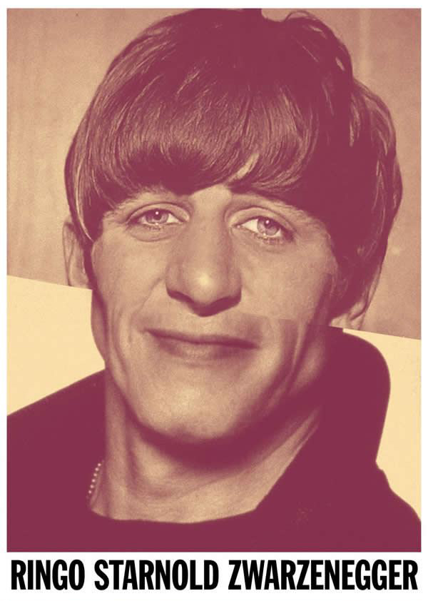 16 Celebrity Mash-ups - Ringo Starnold Zwarzenegger