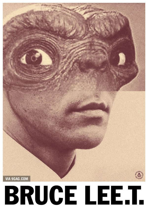 17 Celebrity Mash-ups - Bruce Lee.t